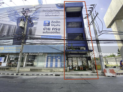 ขาย - อาคารพาณิชย์ 5 ชั้นครึ่ง ติดรถไฟฟ้าสายสีชมพู สถานี แยกปากเกร็ด, นนทบุรี