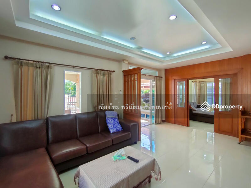 Pool villa for rent in the project near Kad Farang and International Schools, Hang Dong, Chiang Mai, Hang Dong, Chiang Mai, 5 Bedrooms, 180 sqm, Single Detached House For Rent, by Surat Premsri, 11219897 - DDproperty.com