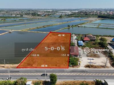 ขาย - ขายที่ดินบางนา กม 27 ถนนรัตนะโกสินทร์ 200 ปี ใกล้ ม หัวเฉียว ม เอแบคบางนา 5 ไร่ กว้าง 46 M, สมุทรปราการ