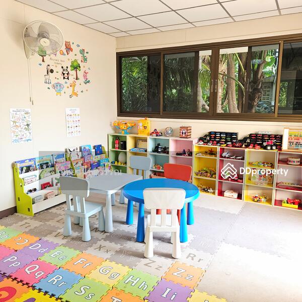 Children's playroom is located on the ground floor.