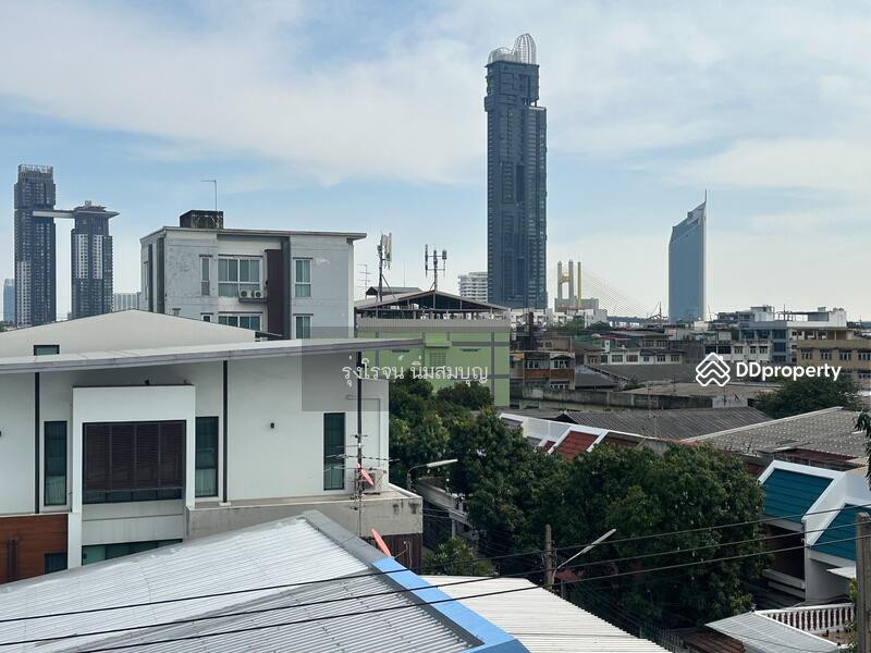 For Rent - ให้เช่า อาคารพาณิชย์ 4.5 ชั้น ถนนเจริญกรุง 107 แยก 28 (ซอยประดู่ 1) บางคอแหลม ทำเลดี, Bangkok