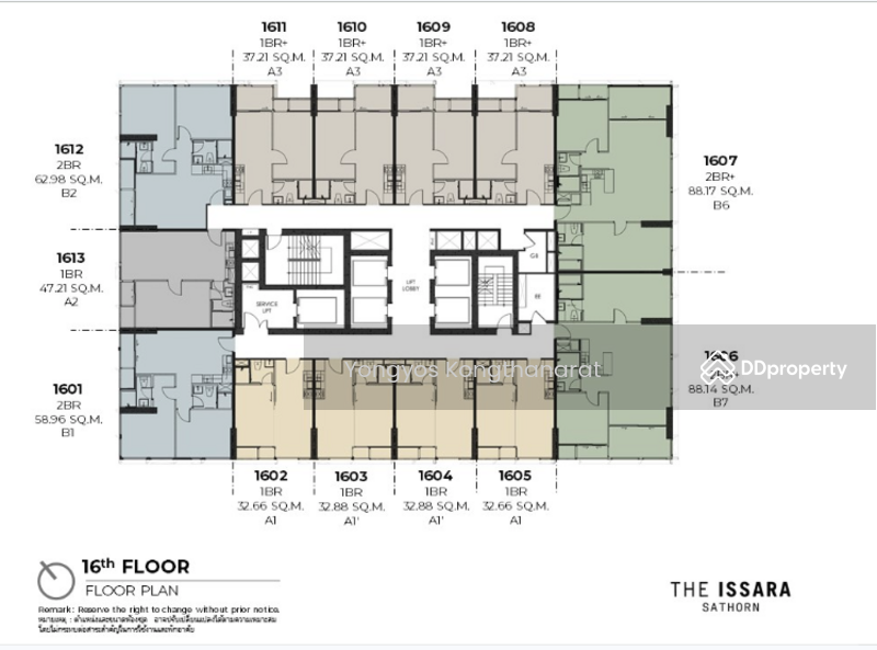 The Issara Sathorn : ดิ อิสสระ สาทร, Bangkok, ถนนจันทน์, Thung Maha Mek, Sathon, Bangkok, 2 Bedrooms, 90 sqm, Condo For Sale, by Thai Real Estate Broker Association (TREBA), 11242497 - DDproperty.com
