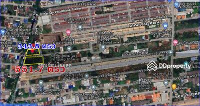 ขาย - ถูกที่สุด! ที่ดินใจกลางเมือง ทำเลดี 343.8ตรว. รามอินทรา117 ถ.เจริญพัฒนา มีนบุรี, กรุงเทพ