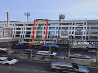 ขาย - ขายอาคารพาณิชย์6ชั้น ติดสถานีรถไฟฟ้าสำโรง สามแยกเทพารักษ์, สมุทรปราการ