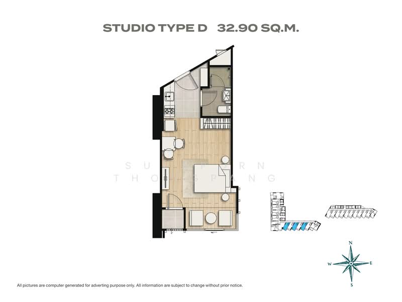 SKYPARK Lucean Jomtien Pattaya : สกายพาร์ค ลูเชี่ยน จอมเทียน พัทยา, ชลบุรี, 66 ม.12, หนองปรือ, บางละมุง, ชลบุรี, 28 ตร.ม., คอนโด ขาย, โดย Supaporn Thongpang, 11249733 - DDproperty.com