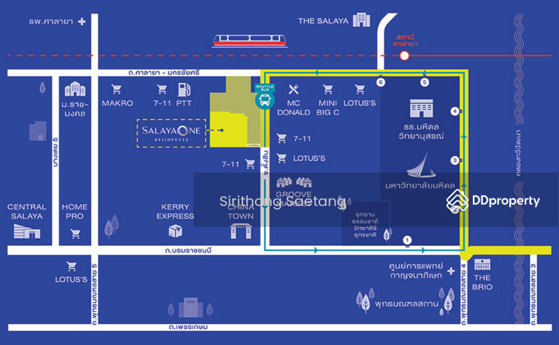 Salaya One : ศาลายา วัน, นครปฐม, Soi Baan Tangsin, ศาลายา, พุทธมณฑล, นครปฐม, 35 ตร.ม., Condo ขาย, โดย Sirithong Saetang, 11253485 - DDproperty.com