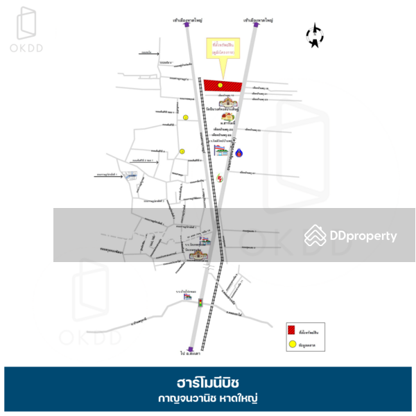 ขาย - ฮาร์โมนีบิช กาญจนวานิช หาดใหญ่ : armony Beach Kanchanawanit Hat Yai, สงขลา, สงขลา