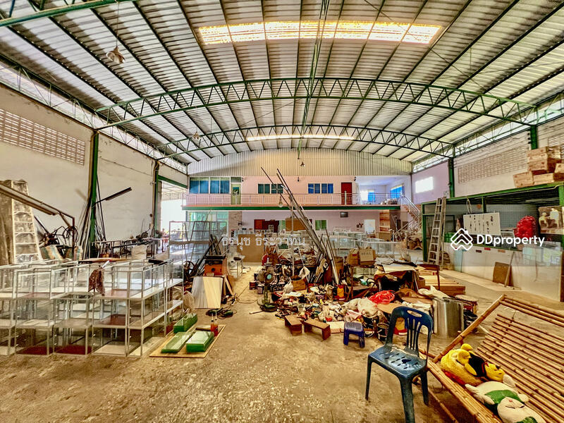 For Sale - Land and Warehouse in Panasnikom Chonburi, Chon Buri