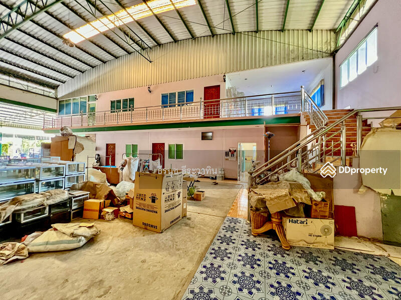 For Sale - Land and Warehouse in Panasnikom Chonburi, Chon Buri