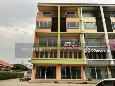 ขาย - L080947 ขาย ตึกแถว 2 คูหา 4 ชั้นครึ่ง ติดถนนใหญ่ คลองหลวง ใกล้วัดพระธรรมกาย ขนาด 51.6 ตรว, ปทุมธานี