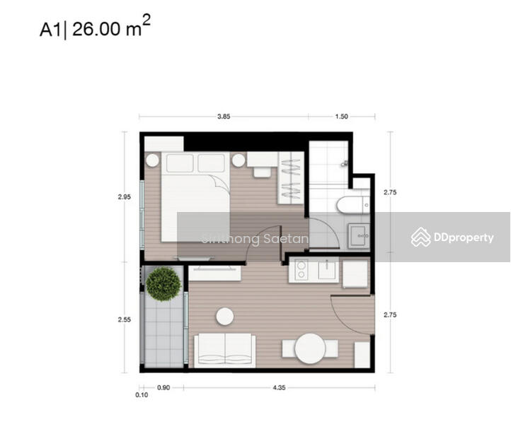 Nue District R9 : นิว ดิสทริค อาร์ 9, กรุงเทพ, 59 Rama 9 Road, ห้วยขวาง, กรุงเทพ, 26 ตร.ม., Condo ขาย, โดย Sirithong Saetang, 11281013 - DDproperty.com
