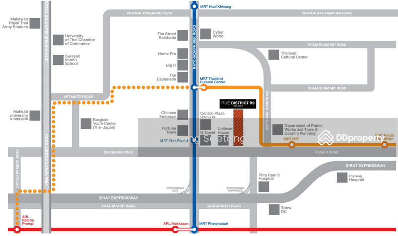 Nue District R9 : นิว ดิสทริค อาร์ 9, กรุงเทพ, 59 Rama 9 Road, ห้วยขวาง, กรุงเทพ, 26 ตร.ม., Condo ขาย, โดย Sirithong Saetang, 11281013 - DDproperty.com