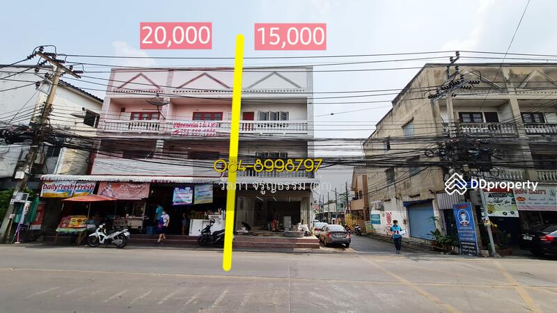 ให้เช่า - ให้เช่า อาคารพาณิชย์ 3 ชั้น 3 คูหา ถ.สุขาประชาสรรค์3 วัดกู้, นนทบุรี