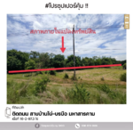 ที่ดินติดถนน สายบ้านไผ่-บรบือ,มหาสารคาม, มหาสารคาม