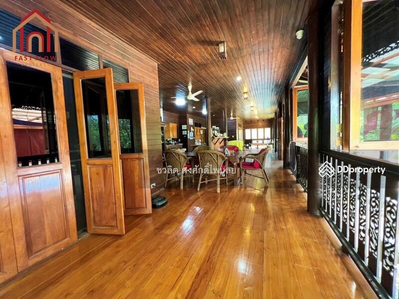 For Sale - Thai house for sale Pinehurst Rangsit golf course village, golden teak hous, Pathum Thani