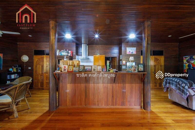 For Sale - Thai house for sale Pinehurst Rangsit golf course village, golden teak hous, Pathum Thani