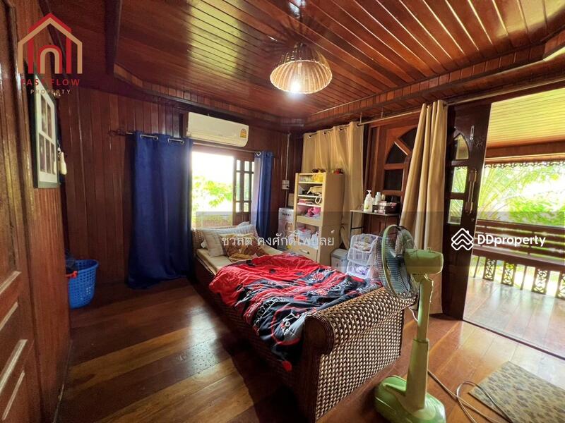 For Sale - Thai house for sale Pinehurst Rangsit golf course village, golden teak hous, Pathum Thani