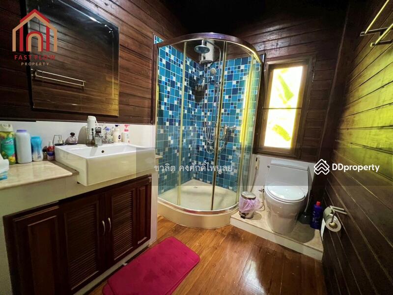 For Sale - Thai house for sale Pinehurst Rangsit golf course village, golden teak hous, Pathum Thani