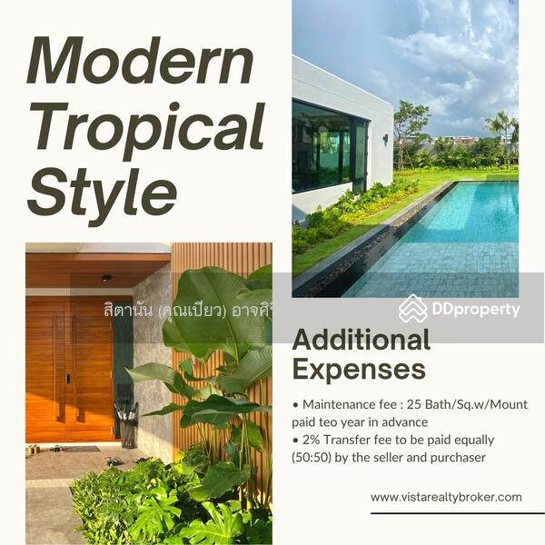 Modern Pool Villa Tropical Style. Thung Klom Tan Man 8, Pattaya, Chon Buri (Pattaya), Nong Pru, Bang Lamung (Pattaya), Chon Buri (Pattaya), 3 Bedrooms, 365 sqm, Single Detached House For Sale, by สิตานัน (คุณเปียว) อาจศิริ, 11334001 - DDproperty.com