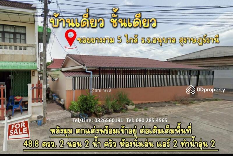 ขาย - CYP172ขายบ้านเดี่ยวชั้นเดียว หลังมุม สุราษฎร์ธานี, สุราษฎร์ธานี