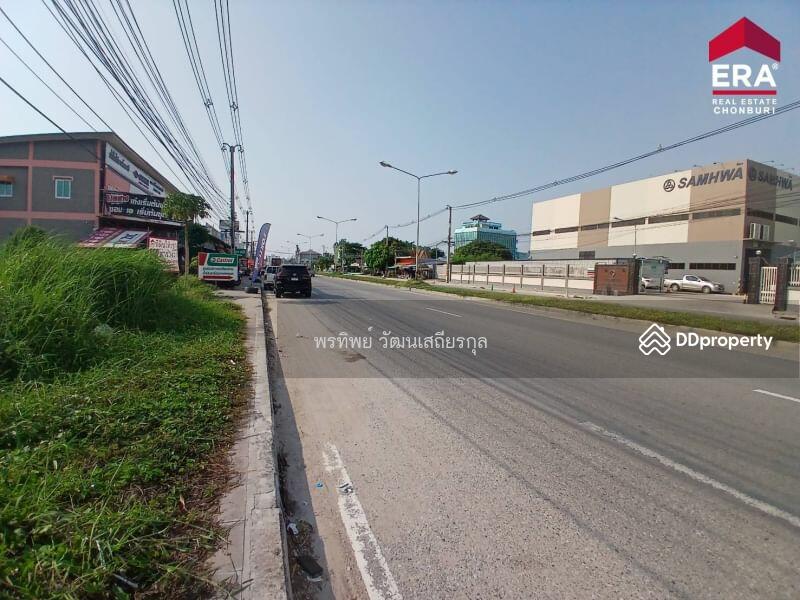 For Rent - ให้เช่าที่ดินเปล่าระยะยาว ถมแล้ว รูปสี่เหลี่ยมผืนผ้า ใกล้แยกมาบโป่ง พานทอง ชลบุรี HL#23485, Chon Buri