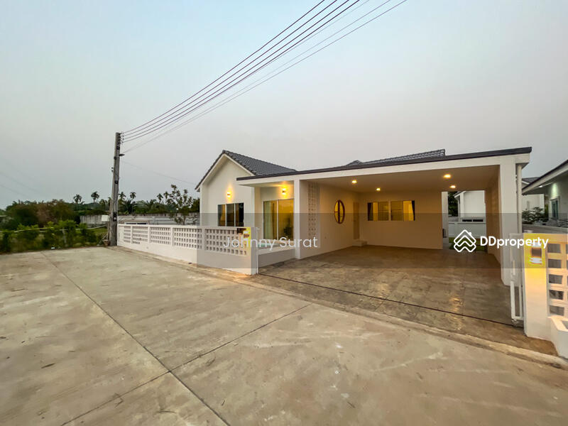บ้านชั้นเดียวสร้างใหม่ให้เช่า ใกล้โรงเรียนนานาชาติลานนา บ้านถวาย หางดง เชียงใหม่, Chiang Mai, บ้านถวาย, Khun Dong, Hang Dong, Chiang Mai, 3 Bedrooms, 145 sqm, Single Detached House For Rent, by Surat Premsri, 11357608 - DDproperty.com