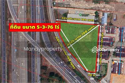 ขาย - ขายที่ดิน ติดเลียบถนนวงแหวนกาญจนา และทางคู่ขนานมอเตอร์เวย์พระราม9, กรุงเทพ
