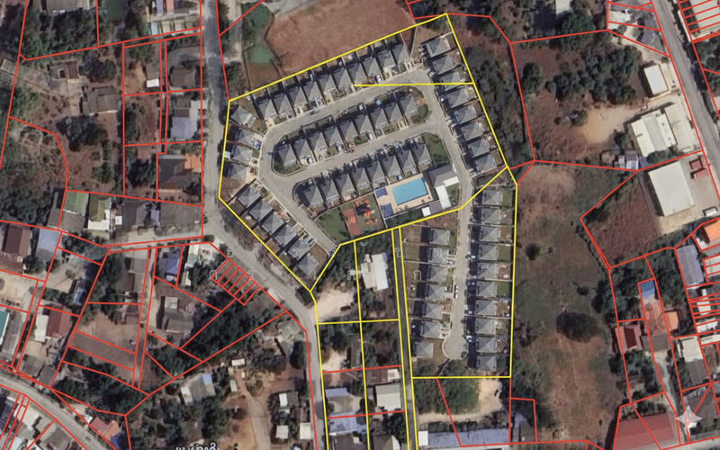 ภาพจำลอง หมู่บ้าน บนที่ดิน