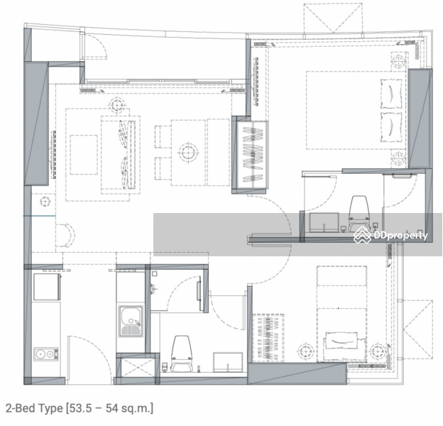 The Lumpini 24, Bangkok, Sukhumvit 24 Road, Khong Tan, Khlong Toei, Bangkok, 2 Bedrooms, 54 sqm, Condo For Sale, by Sophia Leung, 11372195 - DDproperty.com