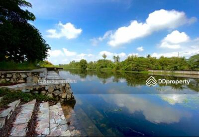 ขาย - ขายที่ดินริมน้ำ# ศาลายาใกล้เซ็นทรัล# หน้ากว้างติดน้ำ44 x64 ม.662 ตรว ราคาพิเศษ ใกล้กทม, นครปฐม