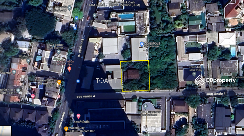 ขายที่ดิน เอกมัย สุขุมวิท : Land for sale Ekkamai Sukhumvit, กรุงเทพ, พระโขนง, คลองเตย, กรุงเทพ, 836 ตร.ม., ที่ดิน ขาย, โดย TOAH T., 11380015 - DDproperty.com