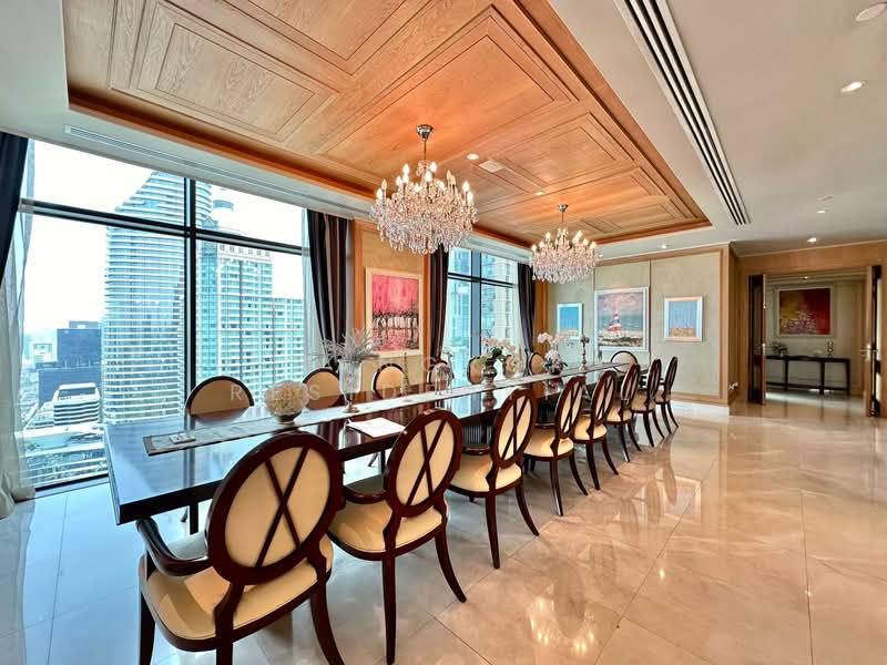 The St. Regis Bangkok (Residences), Bangkok, Rajdamri, Lumphini, Pathum Wan, Bangkok, 3 Bedrooms, 440 sqm, Condo For Sale, by Bangkok Residential, 11391426 - DDproperty.com