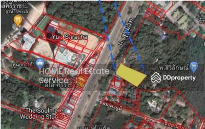 ขาย - ที่ดิน ริมถนนสุขุมวิท แถวโรงเรียนดาราสมุทร : Land on Sukhumvit Road near Darasamut School, ชลบุรี
