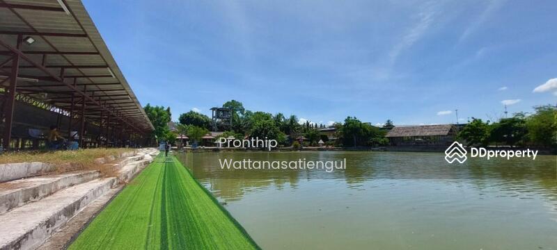 For Sale - Fishing Park Business for Sale, spacious 6 Rai Land with 6 Bungalows, Chon Buri
