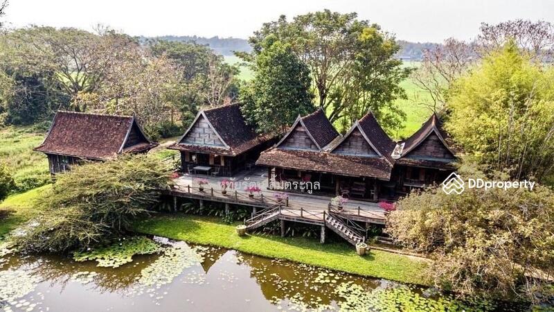 For Sale - Thai house for sale, 24.5 rai, private swimming pool. Overlooking the surrounding mountains., Chiang Mai