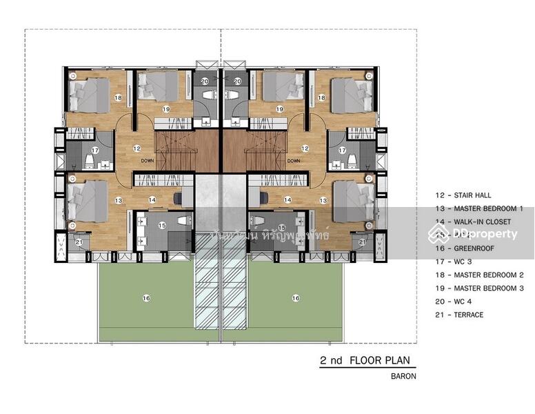 Luxury Twin Home in San Sai at The Britt for Rent near Payap University, Chiang Mai, San Phra Net, San Sai, Chiang Mai, 3 Bedrooms, 173 sqm, Single Detached House For Rent, by Nunthawat Hiranputtipat, 11453925 - DDproperty.com