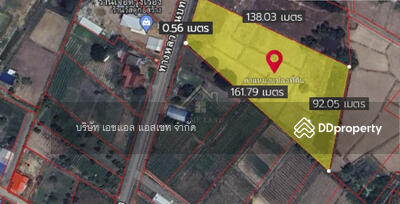 ขาย - ที่ดิน เปล่า 5 ไร่ 3 งาน 8.8 ตารางวา พังขว้าง สกลนคร ติดถนนใหญ่, สกลนคร