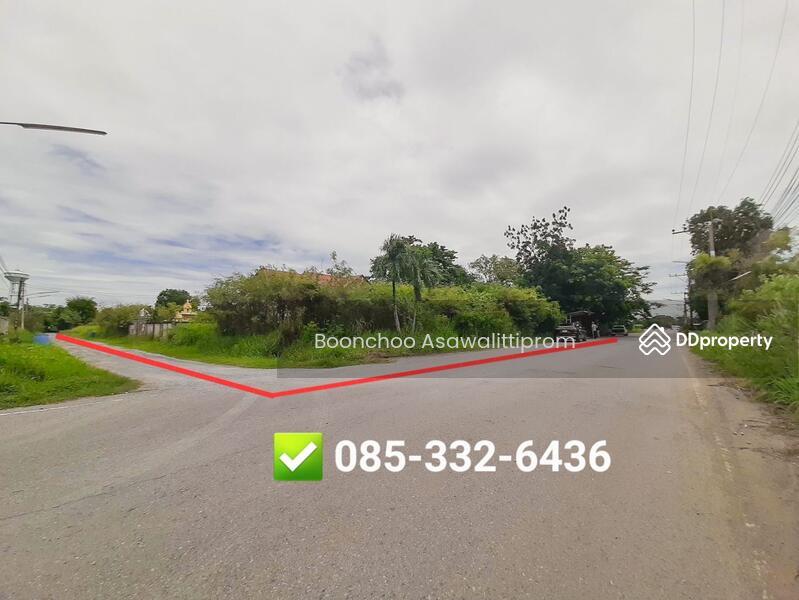 For Sale - ขายที่ดินเปล่า 140 ตรว. แปลงสวย แปลงหัวมุมติดถนน 2 ด้าน, Nakhon Pathom