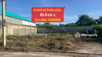 ขาย - ที่ดินเปล่าจัดสรร ใน มบ.สยามธารามันตรา บ้านบึง ชลบุรี *ขายต่ำกว่าราคาประเมิน!*, ชลบุรี