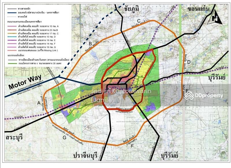 ขายที่ดิน ริมถนนวงแหวนโคราช 11ไร่ ไร่ละ 1.2 ล้าน, Nakhon Ratchasima, วงแหวนโคราช, Kam Pang, Non Thai, Nakhon Ratchasima, , 18,292 sqm, Land For Sale, by Jedjun Kuntornwarin (Jamie), 11465149 - DDproperty.com