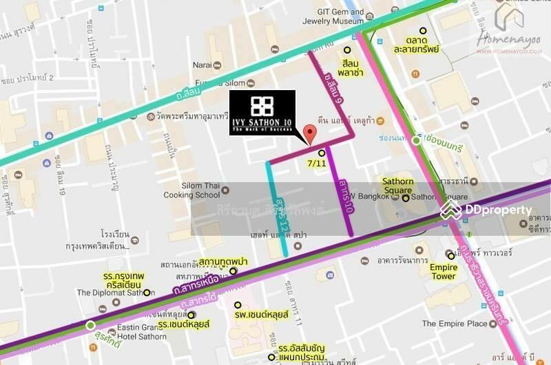 Ivy Sathorn 10, Bangkok, 88 Soi Sathorn 12, Sathorn Road, Silom, Bang Rak, Bangkok, 1 Bedroom, 41 sqm, Condo For Rent, by Sireekan Sirichawanphong, 11475862 - DDproperty.com