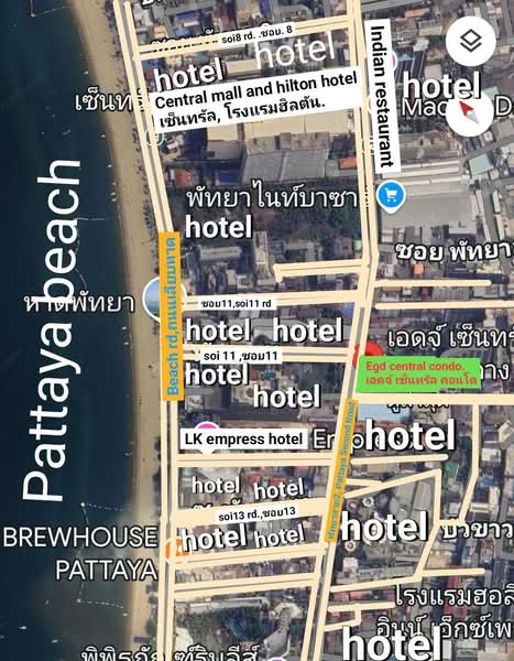 EDGE Central Pattaya, Chon Buri (Pattaya), Pattaya Sai Song, Bang Lamung, Bang Lamung (Pattaya), Chon Buri (Pattaya), 1 Bedroom, 26 sqm, Condo For Sale, by คุณรินดา, 11483968 - DDproperty.com