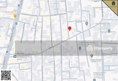 ขาย - ที่ดินพร้อมสิ่งปลูกสร้าง ขนาด 100 ตารางวา ซอยปรีดีพนมยงค์ 42, กรุงเทพ