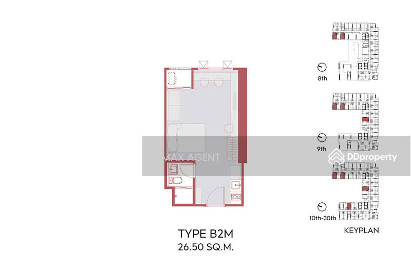 Aspire Sukhumvit-Rama 4, Bangkok, 4404 Rama 4 Road, Phra Kanong, Khlong Toei, Bangkok, Studio, 27 sqm, Condo For Sale, by Max Realty Thailand, 11493728 - DDproperty.com