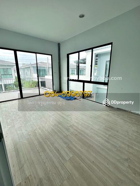 For Sale - Detached house for sale, Khemtid Village5 3.6 sq m, 4 beds, 4 baths Never occupied, sale only 3 MB, Chachoengsao