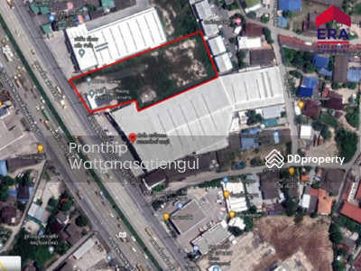 ขาย - L#25770 ขายที่ดินพร้อมโกดัง 4 หลังขนาด 3 ไร่ 1 งาน 84 ตร.ว ทำเลดีติดถนนเลี่ยงเมืองชลบุรี, ชลบุรี