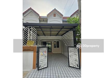 ขาย - ทาวน์เฮ้าส์ 2ชั้น ตกแต่งรีโนเวทใหม่ ถนนเมน หมู่บ้าน กรุงทอง สายไหม 33 เขตสายไหม ทำเลดี แถมเฟอร์ฯ, กรุงเทพ