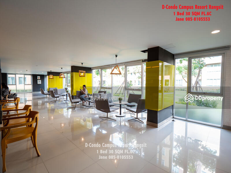 Dcondo Campus Resort Rangsit, Pathum Thani, 89 Soi Mu Ban Kritsana House Khlong Luang Road, Khlong Nung, Khlong Luang, Pathum Thani, 1 Bedroom, 30 sqm, Condo For Rent, by TITISAK Jane, 11504503 - DDproperty.com