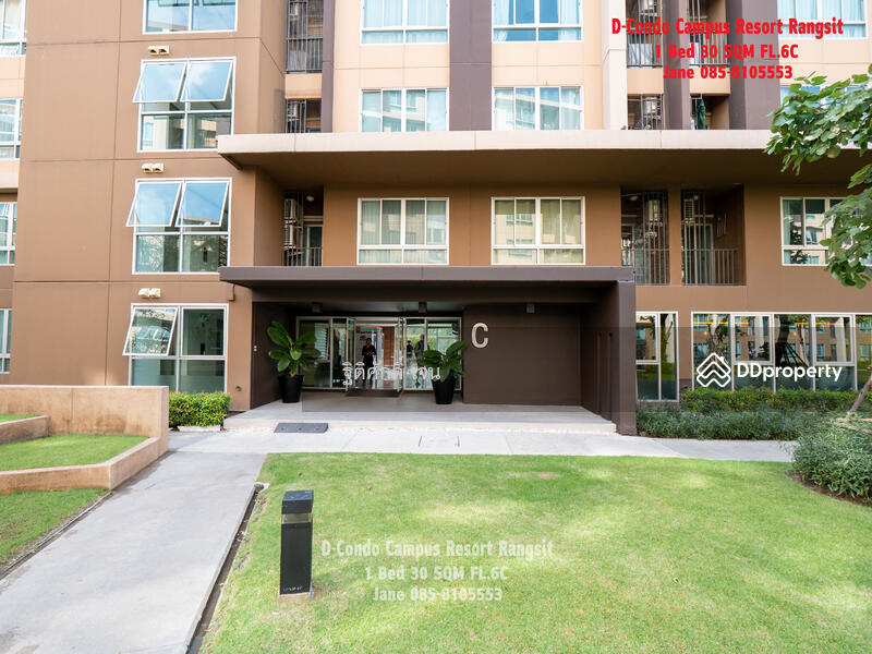Dcondo Campus Resort Rangsit : ดี คอนโด แคมปัส รีสอร์ท รังสิต, ปทุมธานี, 89 ซอยหมู่บ้านกฤษณาเฮ้าส์ ถนนคลองหลวง, คลองหนึ่ง, คลองหลวง, ปทุมธานี, 30 ตร.ม., คอนโด ให้เช่า, โดย ฐิติศักดิ์ เจน, 11504503 - DDproperty.com
