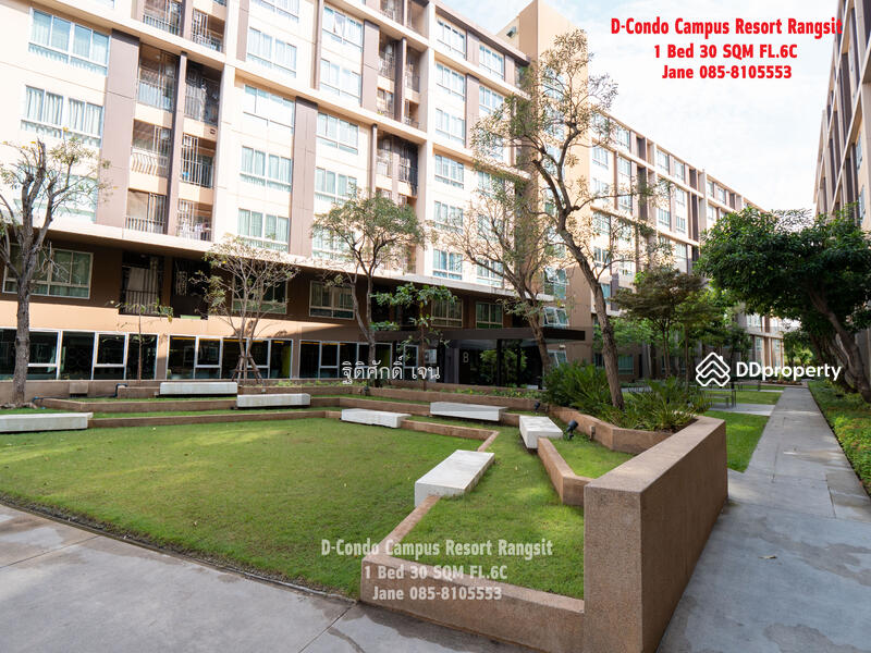 Dcondo Campus Resort Rangsit, Pathum Thani, 89 Soi Mu Ban Kritsana House Khlong Luang Road, Khlong Nung, Khlong Luang, Pathum Thani, 1 Bedroom, 30 sqm, Condo For Rent, by TITISAK Jane, 11504503 - DDproperty.com
